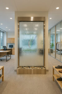 استند آبنما خانگی شیشه ای